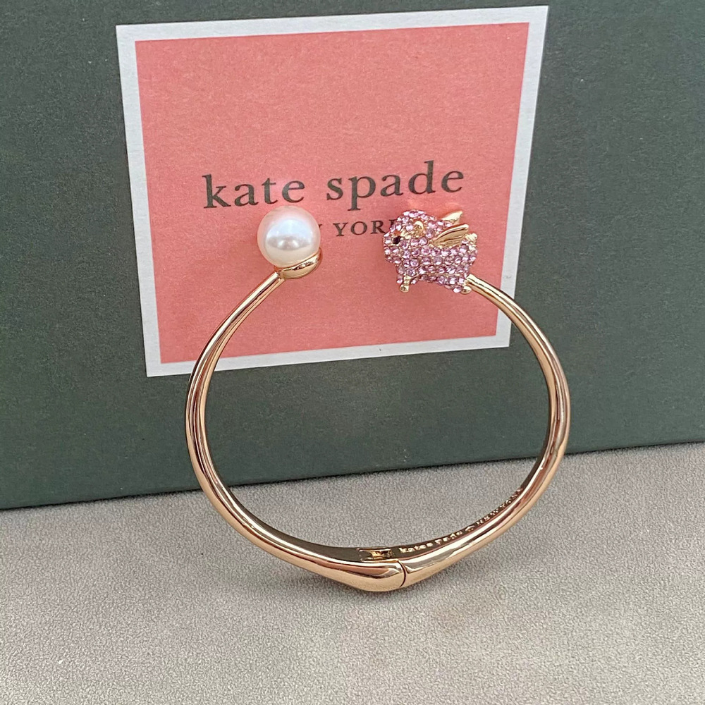 kate spade Flying Pig Pearl Inlay Open Bangle